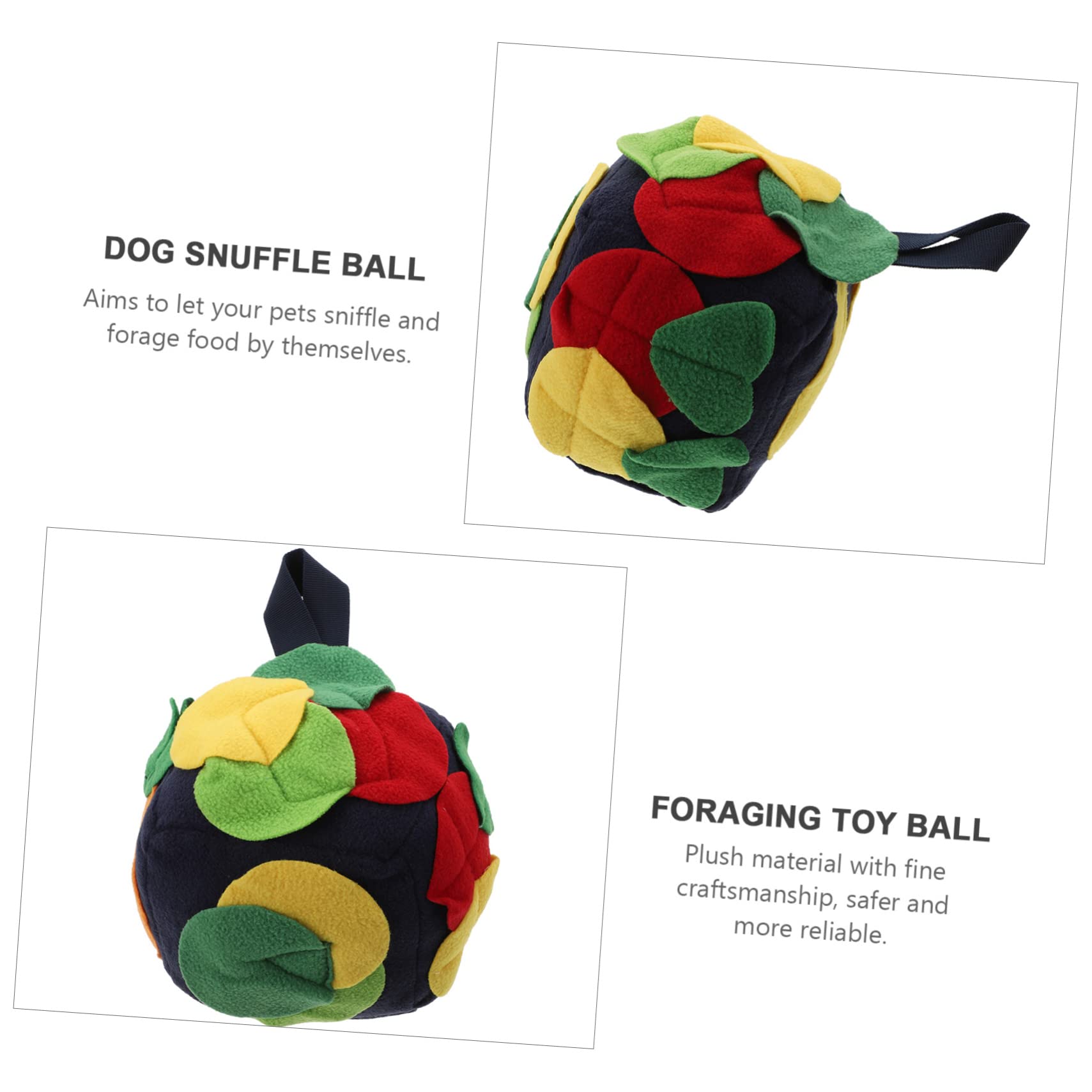 Kisangel 2piezas Pelota De Forrajeo para Perros Juguete Interactivo De Alimentación Lenta para Estimulación Mental y Evitar La Obesidad Retro