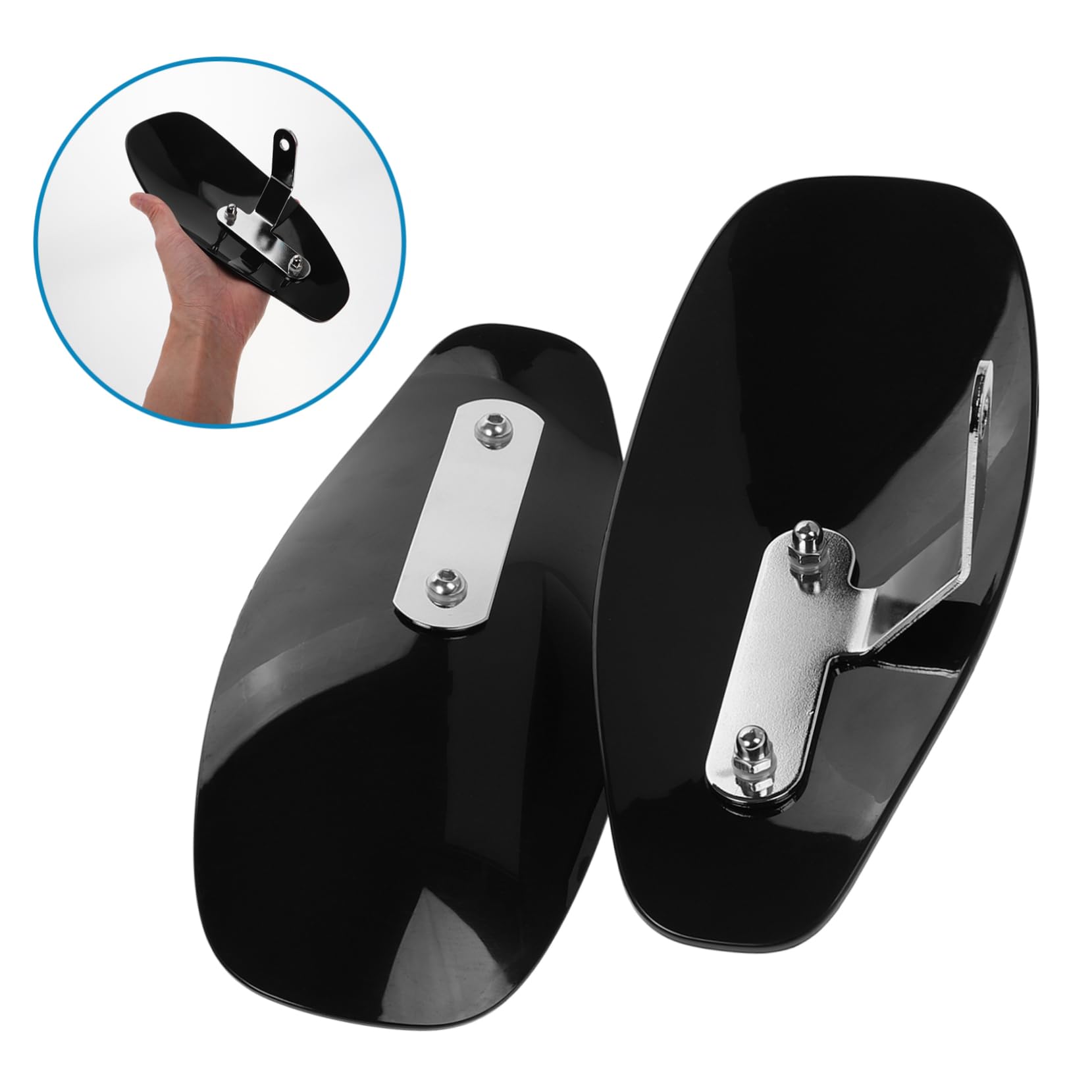Zerodeko Manopola Anti-vento Per Bicicletta Copertura Del Manubrio Compatibile Touring Flht Protezione Del Manubrio Scudo Anti-freddo Protezione Contro Le Intemperie
