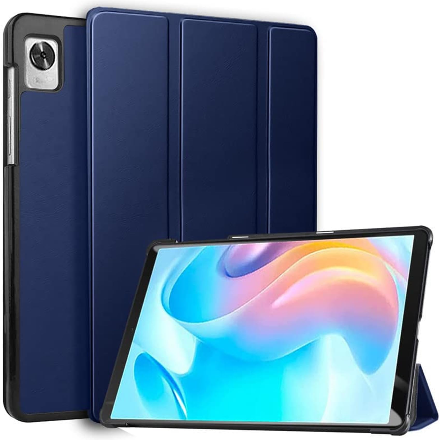 Robustrion Cover for Realme Pad Mini 8.68 inch Cover Case Flip Stand Case Cover for Realme Pad Mini Tablet - Navy (B0BFP6Q1XH) Amazon Price History, Amazon Price Tracker