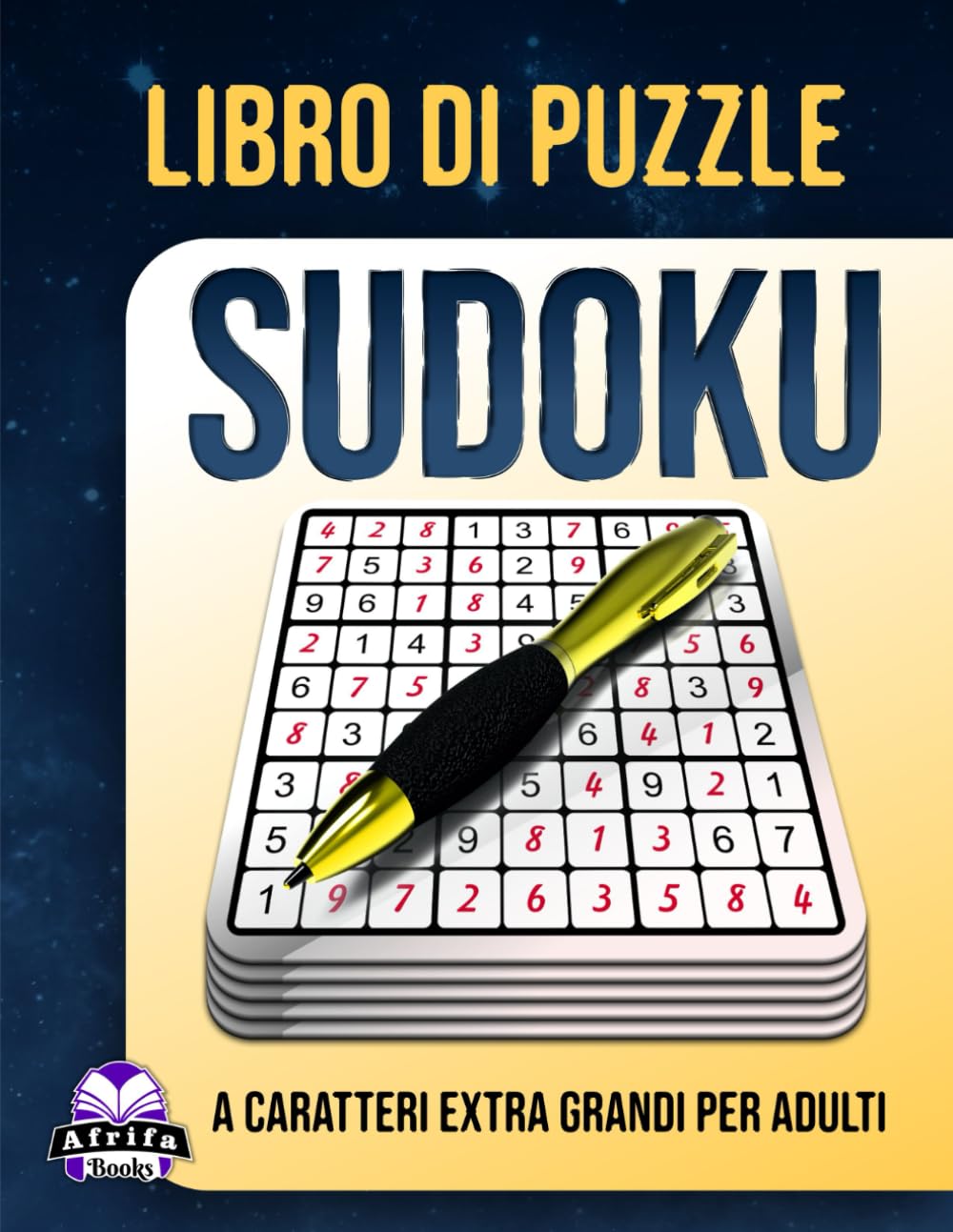 Libro di puzzle Sudoku a caratteri extra grandi per adulti: 200 giochi mentali da facili a difficili con griglie a caratteri grandi per anziani, rilassamento e concentrazione mentale