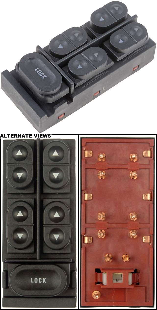 APDTY 012415 Power Window Switch - Front Left, 5 Button