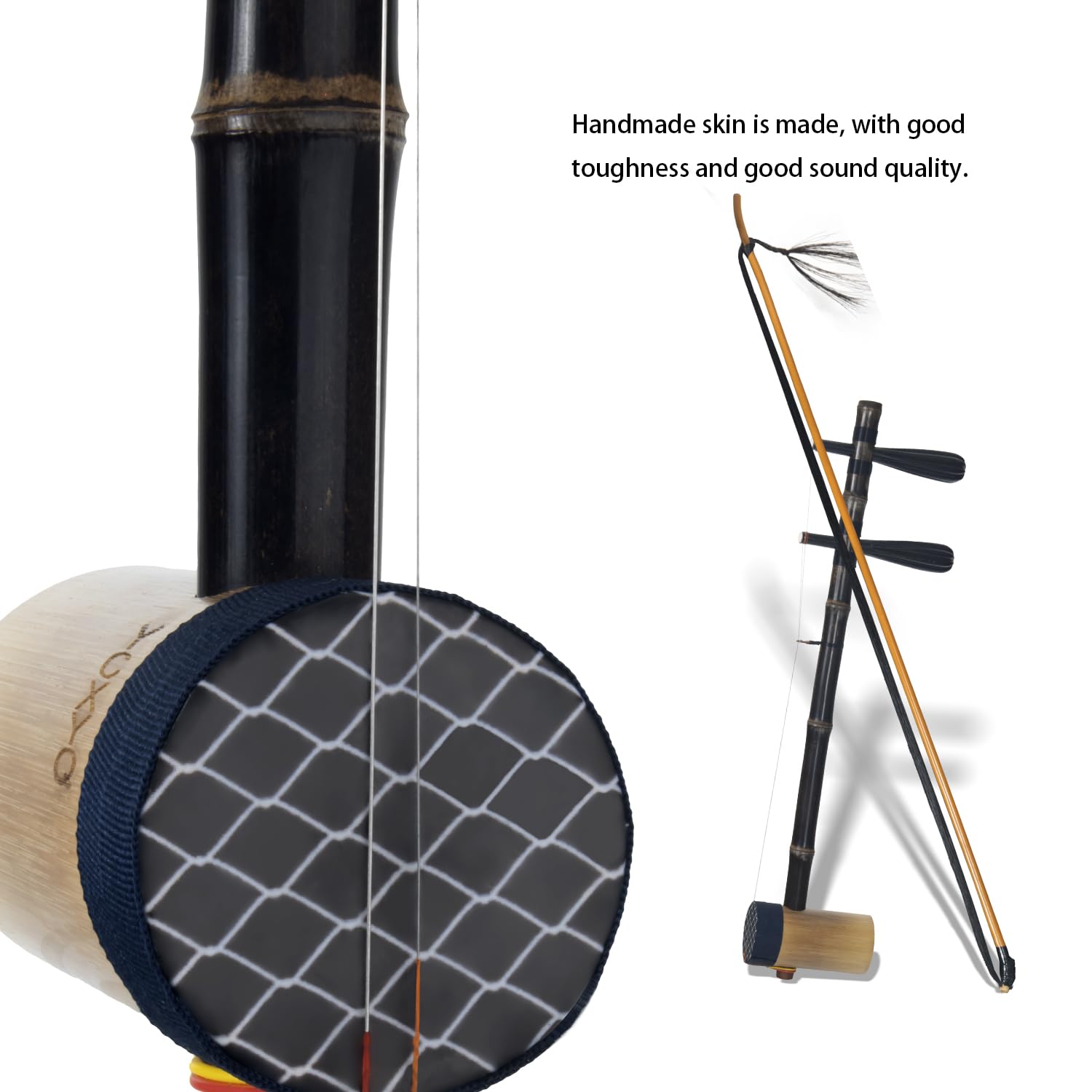 Erhuang – Zizhu Jinghu handgefertigter professioneller Jingju-Erhu-Bambus, Peking-Oper, Violine, Farbe, Holzachse, Jinghu, geeignet für Anfänger und Erwachsene