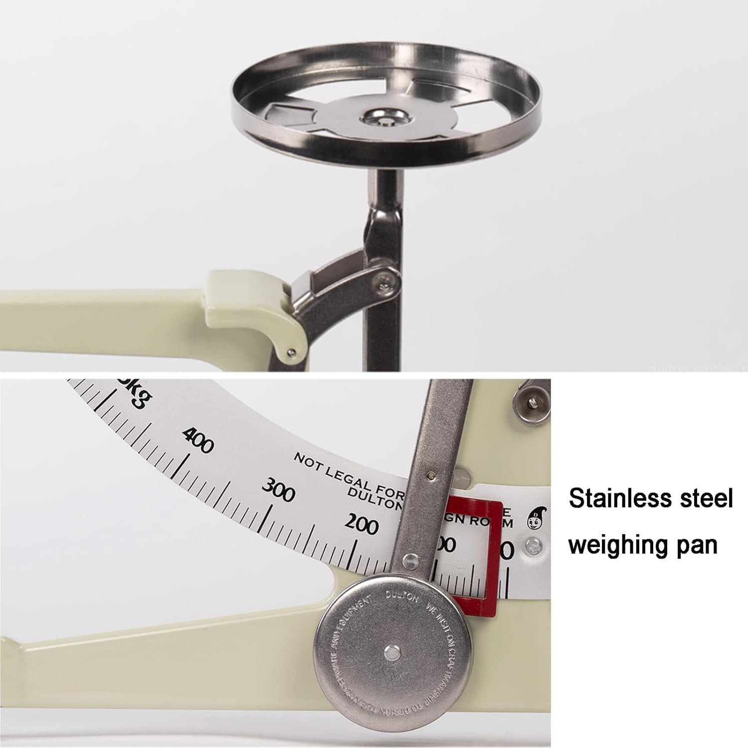 Mechaniczna waga kuchenna z aluminiowymi paletami i wahadłami ze stali nierdzewnej, dokładność ± 8 g, nośność 1 kg do elektroniki i badań naukowych
