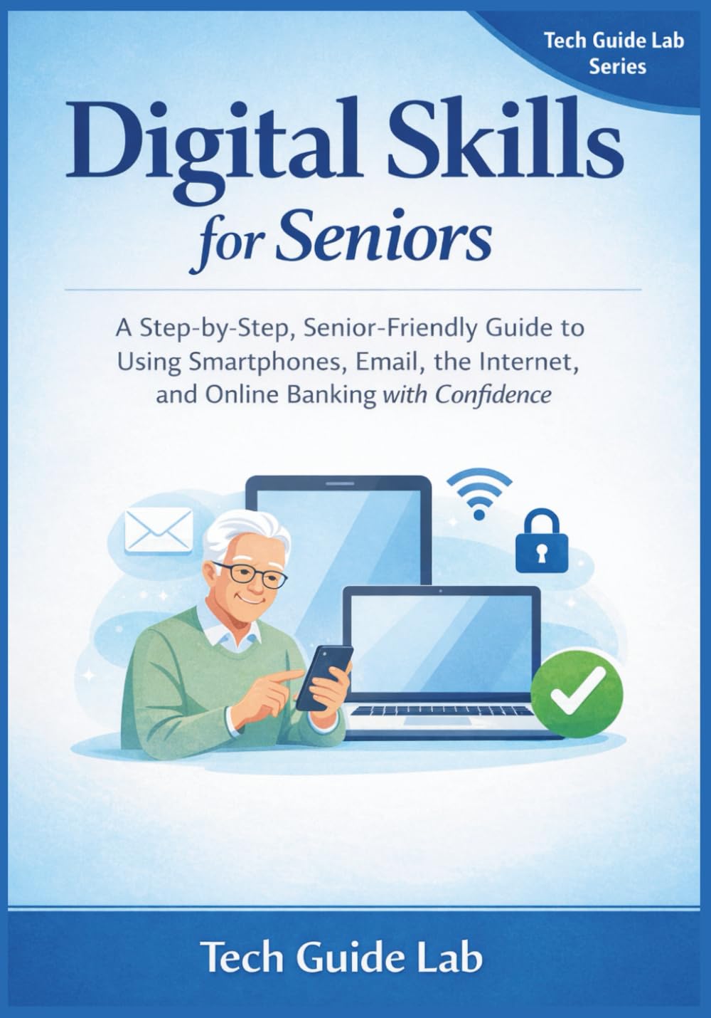 Digital Skills For Seniors: A Step-by-Step, Senior-Friendly Guide to Using Smartphones, Email, the Internet, and Online Banking with Confidence