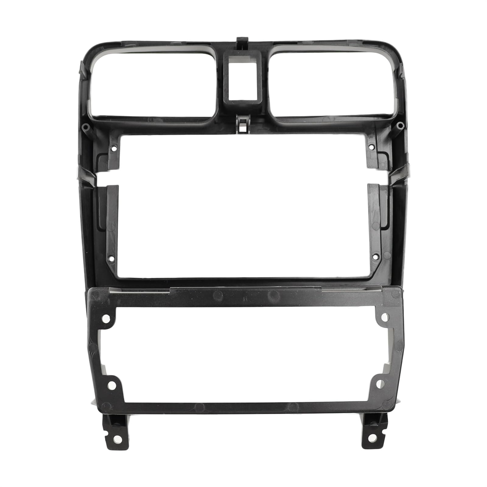 Ramka radia 9-calowa instrukcja instalacji deski rozdzielczej AC Zestaw wykończeniowy Stereofoniczny odtwarzacz DVD Zainstaluj panel surround, dla Subaru, dla Forester, 2004-2008 Rama deski ro