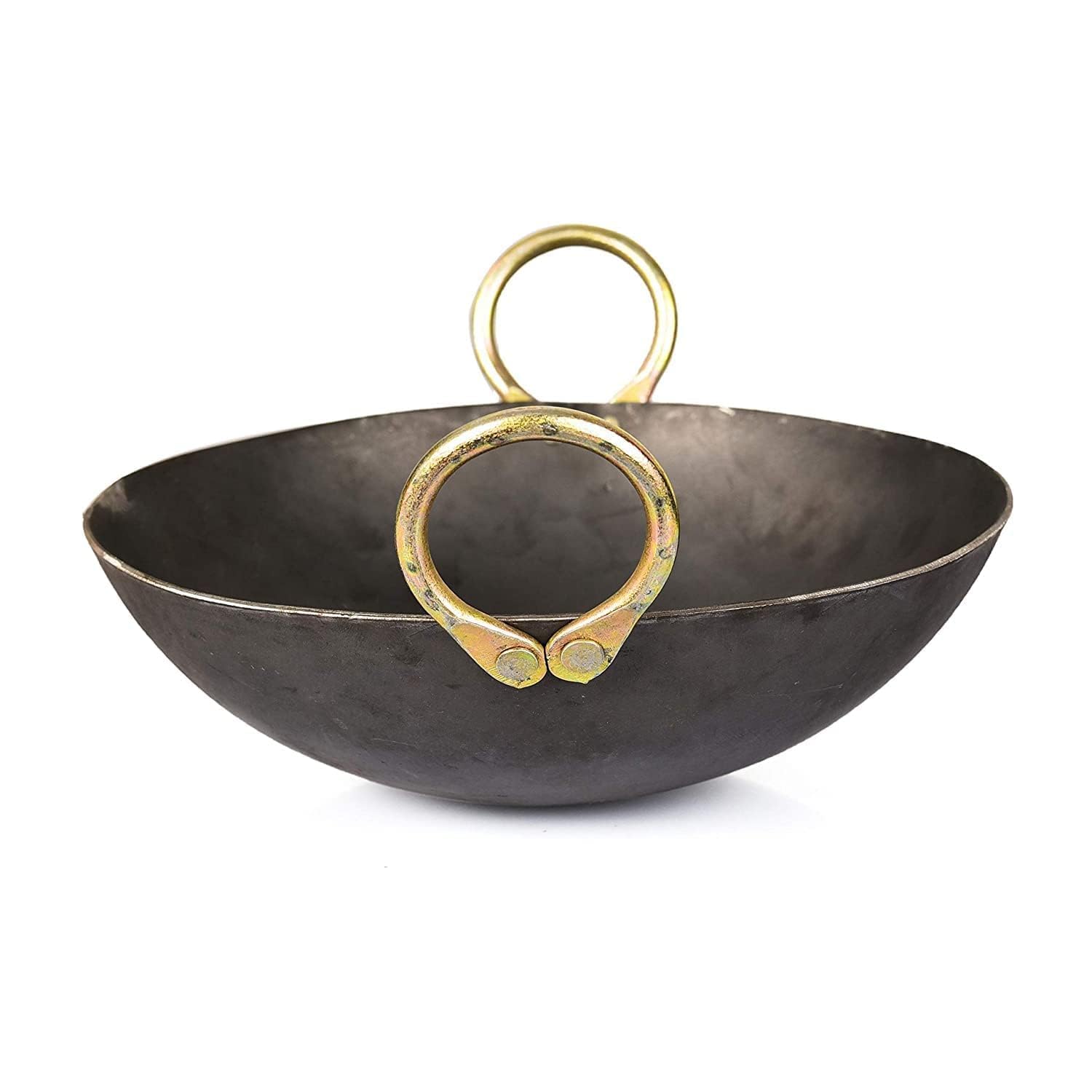 Shopsidex Heavy Base Iron Kadhai | Kadai with Handle for Kitchen | Deep Frying Kadai Free Stainless Steel Scrubber (12 Litter) (B0DFLTDGNL) Amazon Price History, Amazon Price Tracker
