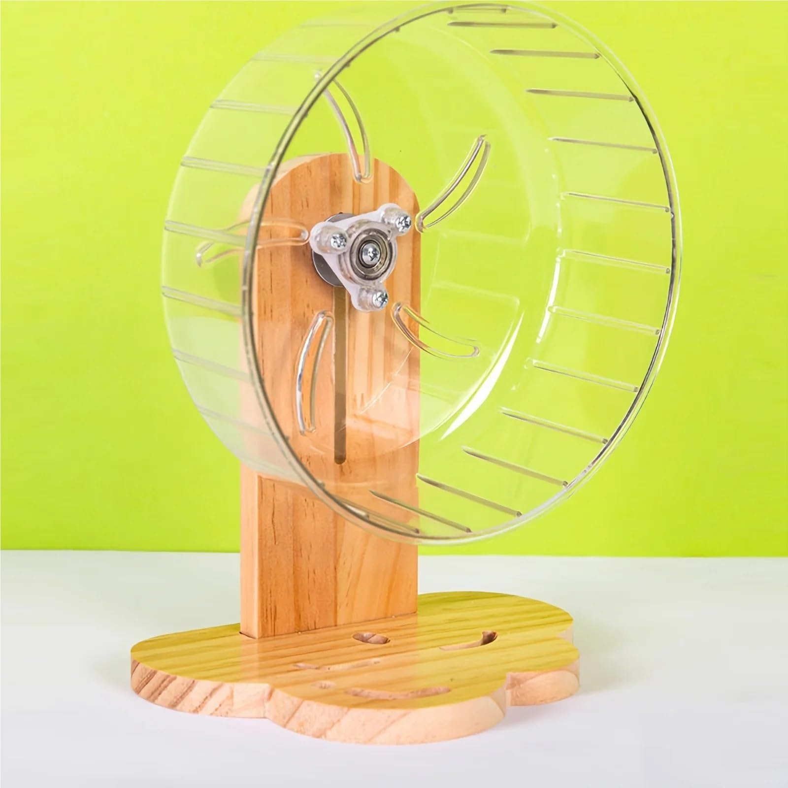 Rueda Hamster Pelota Transparente Grande for Correr, Ejercicio silencioso, 18cm, Jaula silenciosa, Juguete de Fitness para Mascotas