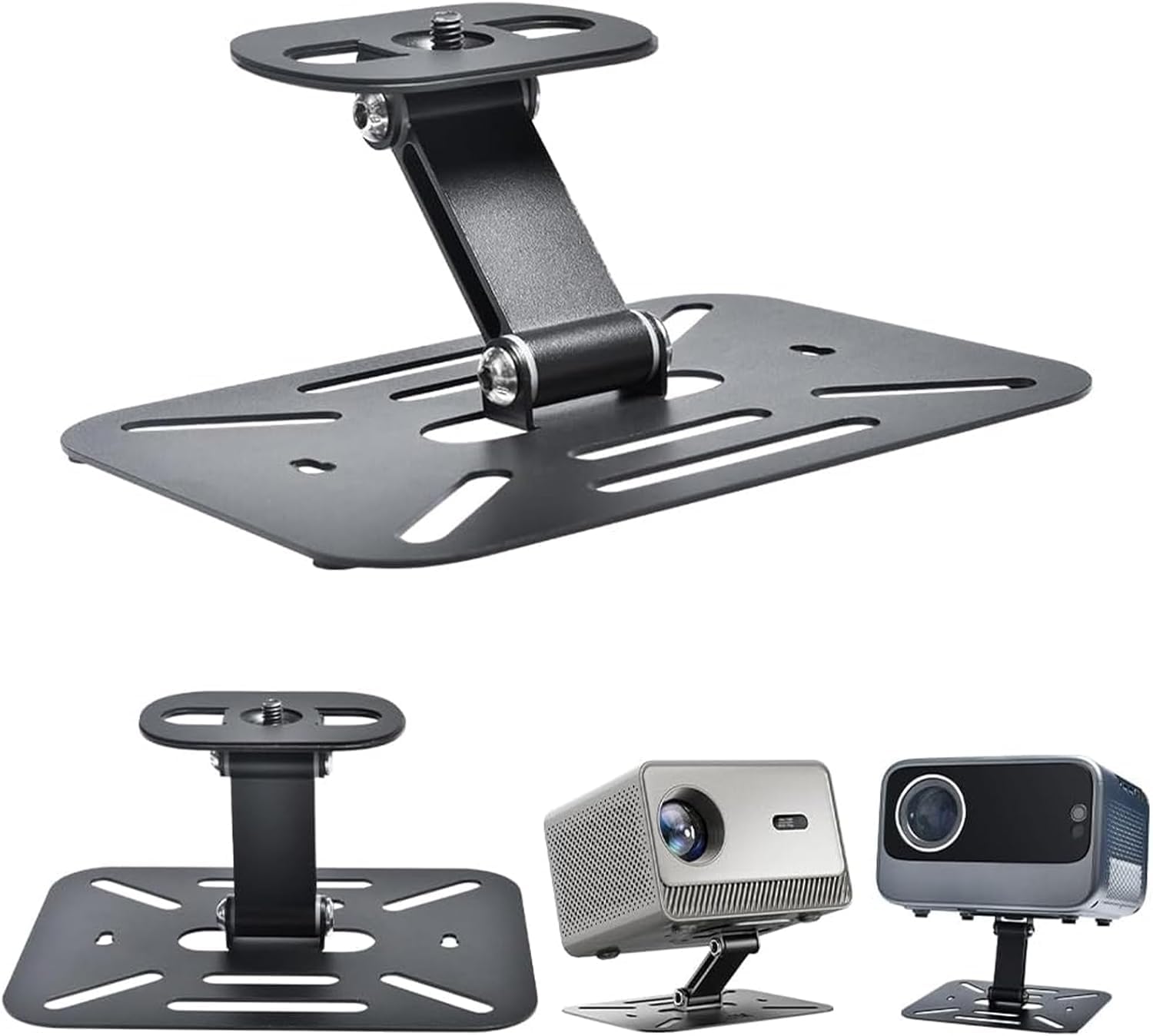 Support De Projecteur Universel - Avec Rotule Multidirectionnelle, Vis 1/4", Pour Montage Mur/Plafond/Bureau - 3