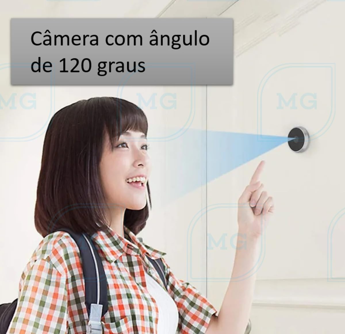 Olho Smart Mágico Digital Camera Porta Inteligente - Mg117