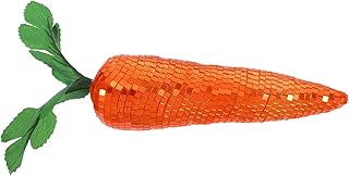 ディスコキャロットデコレーション ガラスのニンジン置物 イースターディスコボール装飾 春のパーティー用吊り下げペンダント キ