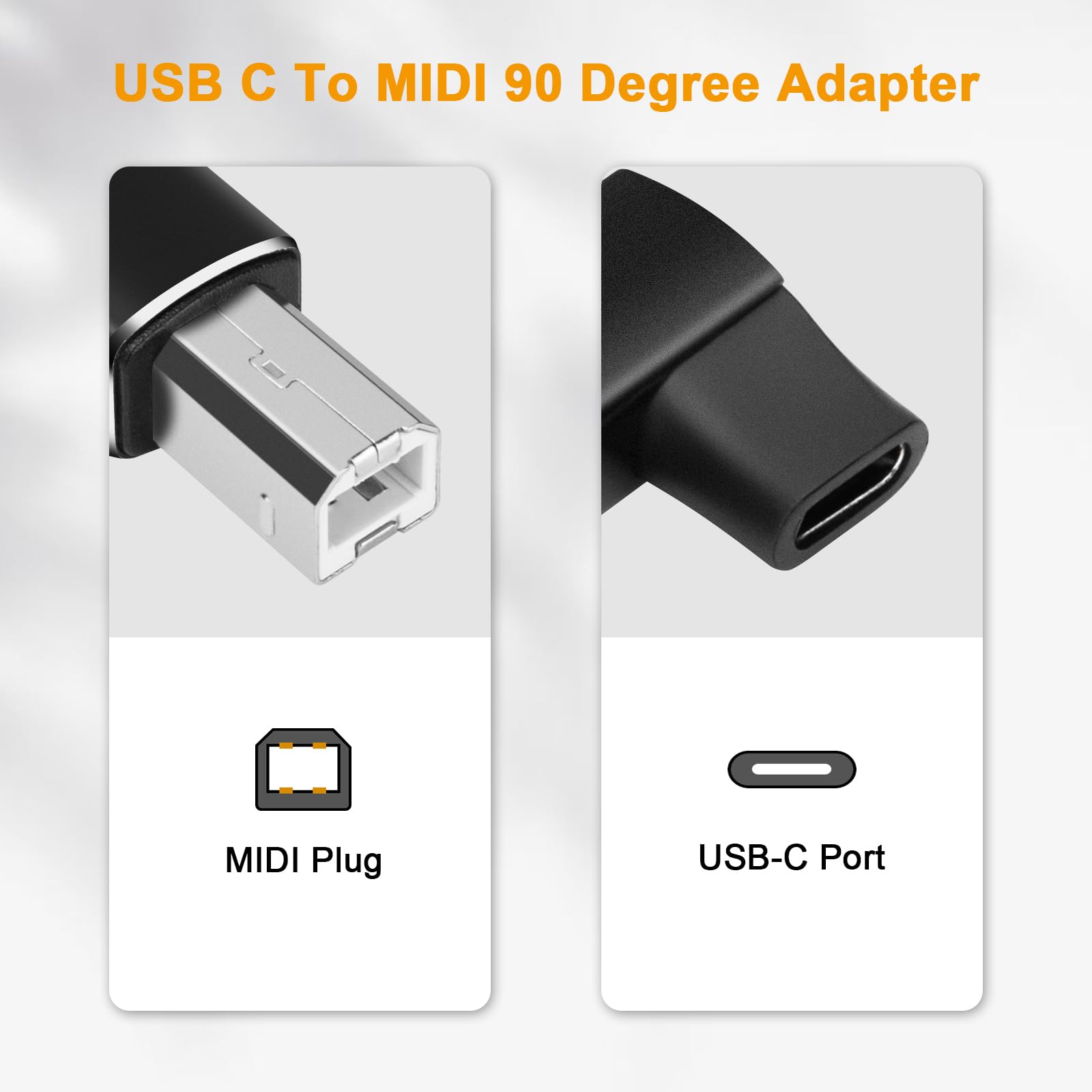 Nku – Convertisseur USB C Femelle Vers USB B 2.0 Mâle, Adaptateur De Transfert De Données Pour Scanner D'ordinateur