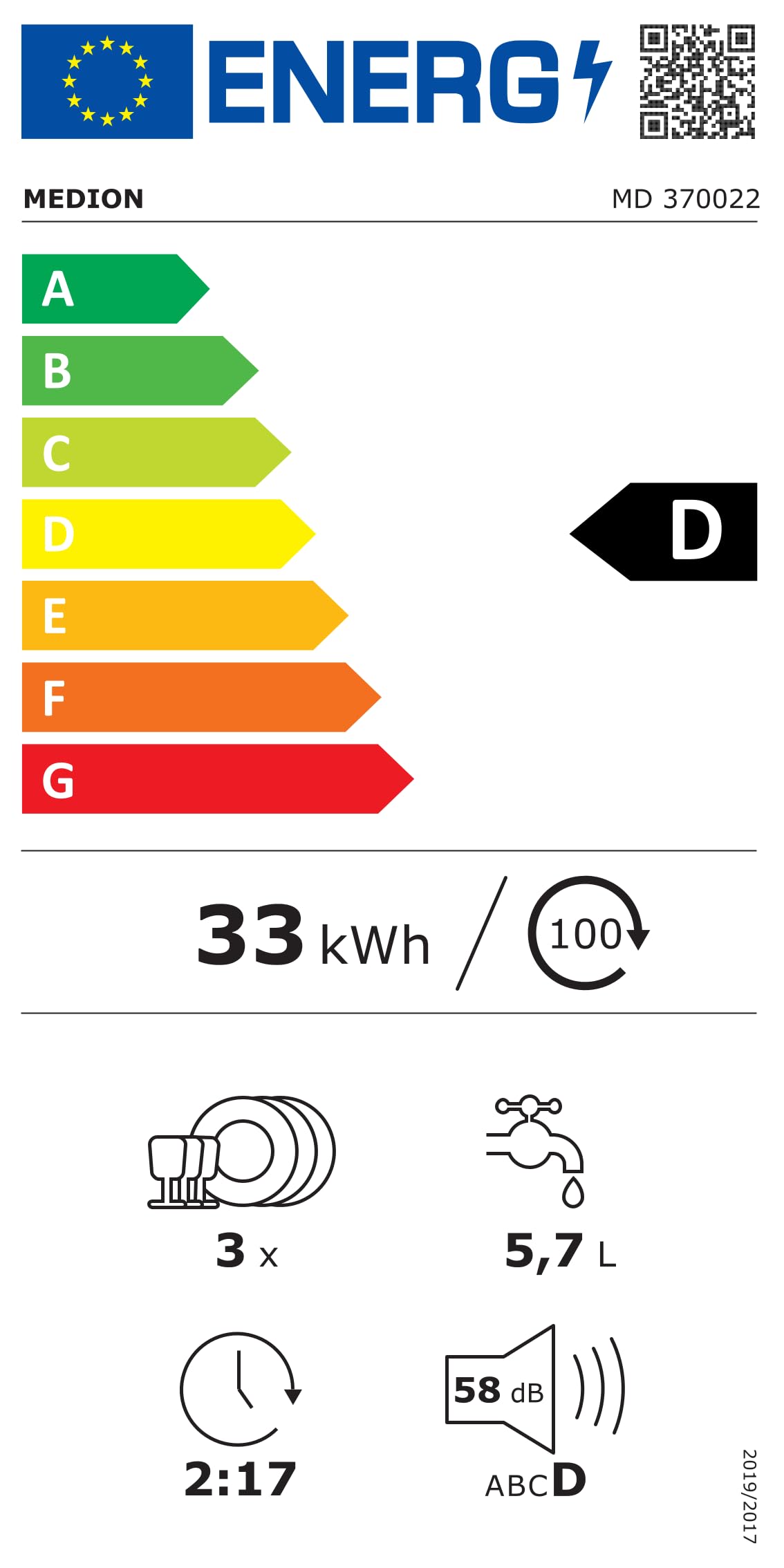 MEDION Mini Geschirrspüler DWT30 3 Maßgedecke 3in1 Tischgeschirrspüler 6 Programme UV-Licht freistehend