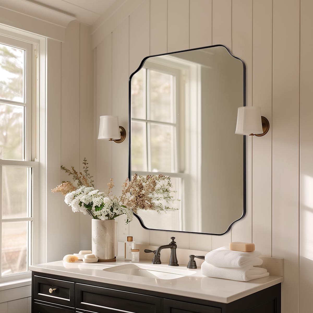Amazon.com: ANDY STAR Unique Rectangle Wall Mirror, 24