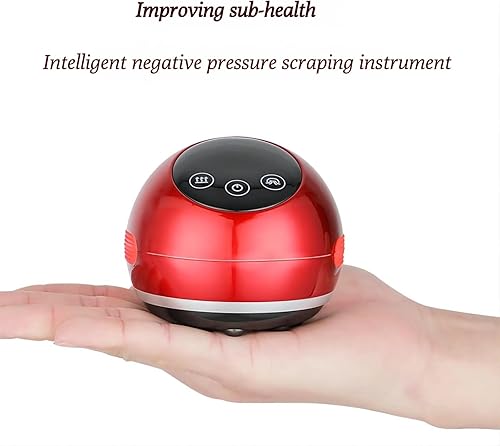 Miniatura 3 de Masajeador eléctrico de terapia de aspiración al vacío, masajeador de succión dinámica de mano de 5 velocidades, ventosas, terapia magnética