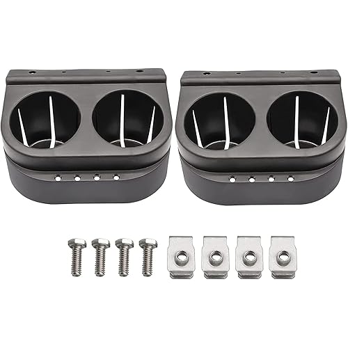 CartClan Club Car DS Cup Holder Kit Dual for 1993-Up Golf Cart OEM# 1016811 101708301