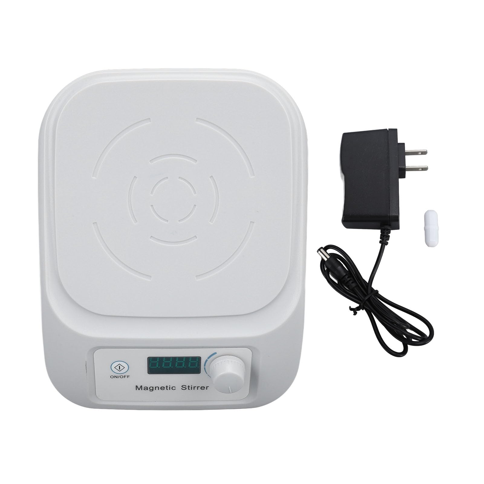 Digital Magnetic Stirrer Timed Powerful Magnetic Stirrer with Stirring Bar LCD Display Efficient Mixer for Laboratory Science