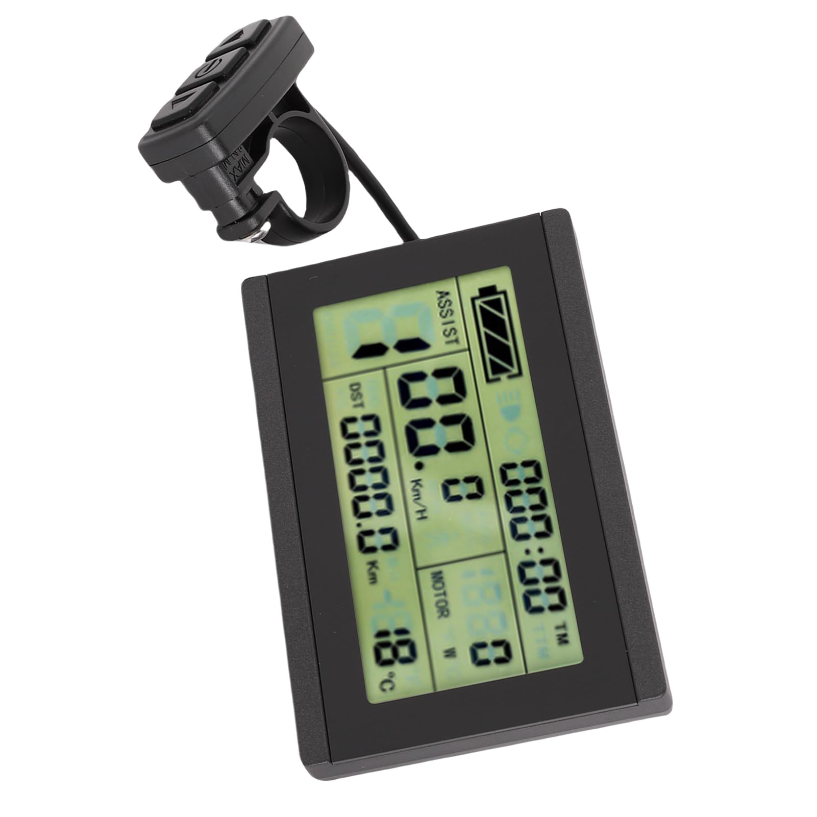Generic Wyświetlacz LCD do Hulajnogi Elektrycznej Trwały Panel Sterowania dla Entuzjastów Jazdy na Rowerze Materiał ABS Kompatybilny do Różnych zastosowań