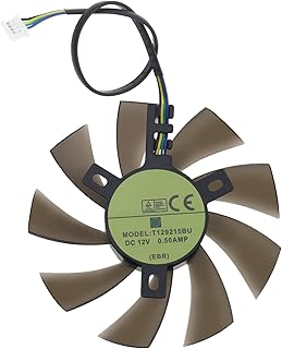 4 Pin Two Ball Bearing Video Card Cooling Fan 0.5AMP 12V Compatible with Zotac GTX 1060 3GB/1060 Mini Graphic Card Computer Components