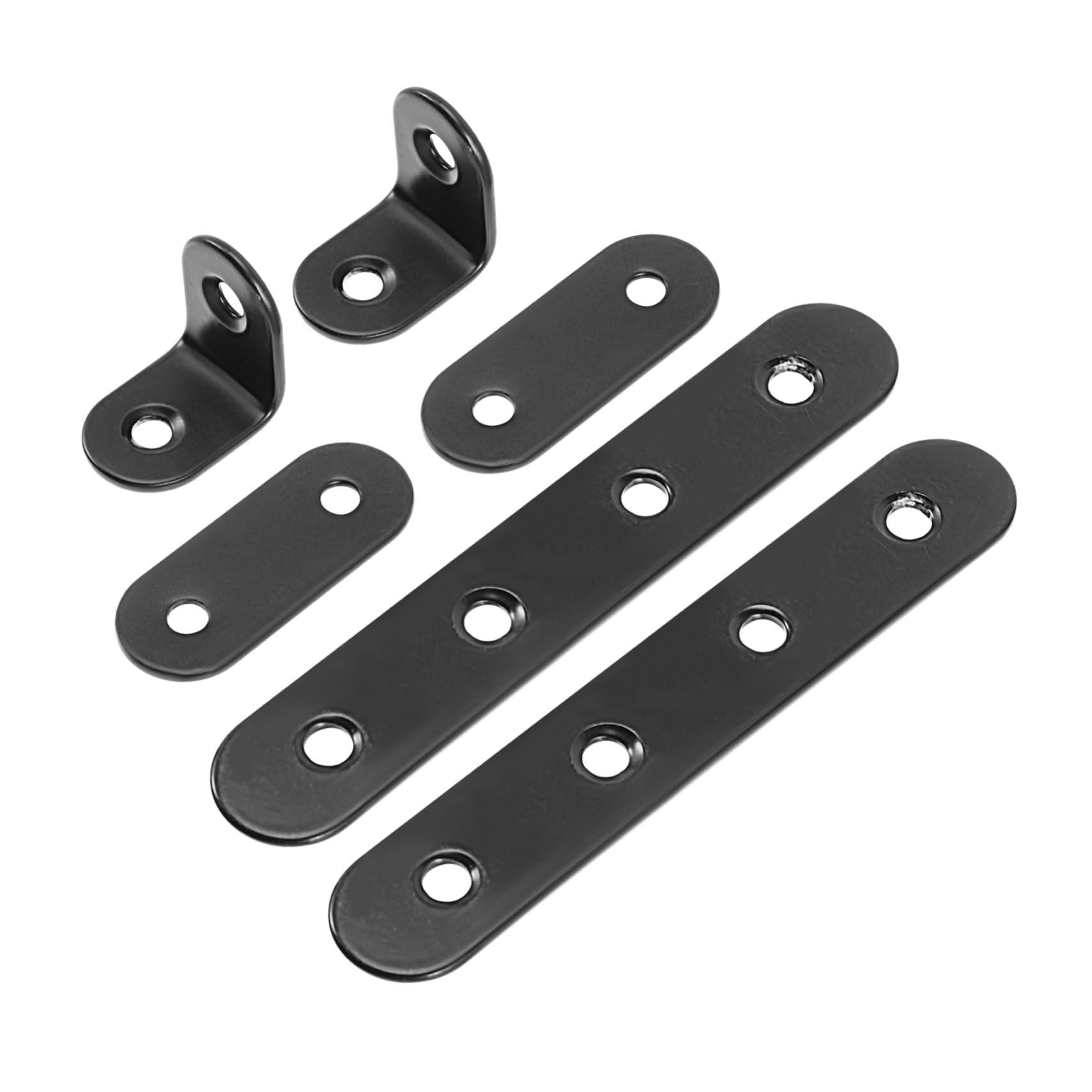 KICHOUSE Light Brackets Lshape 24pcs Set Strong Load Capacity Stainless Steel Brackets for Furniture DIY