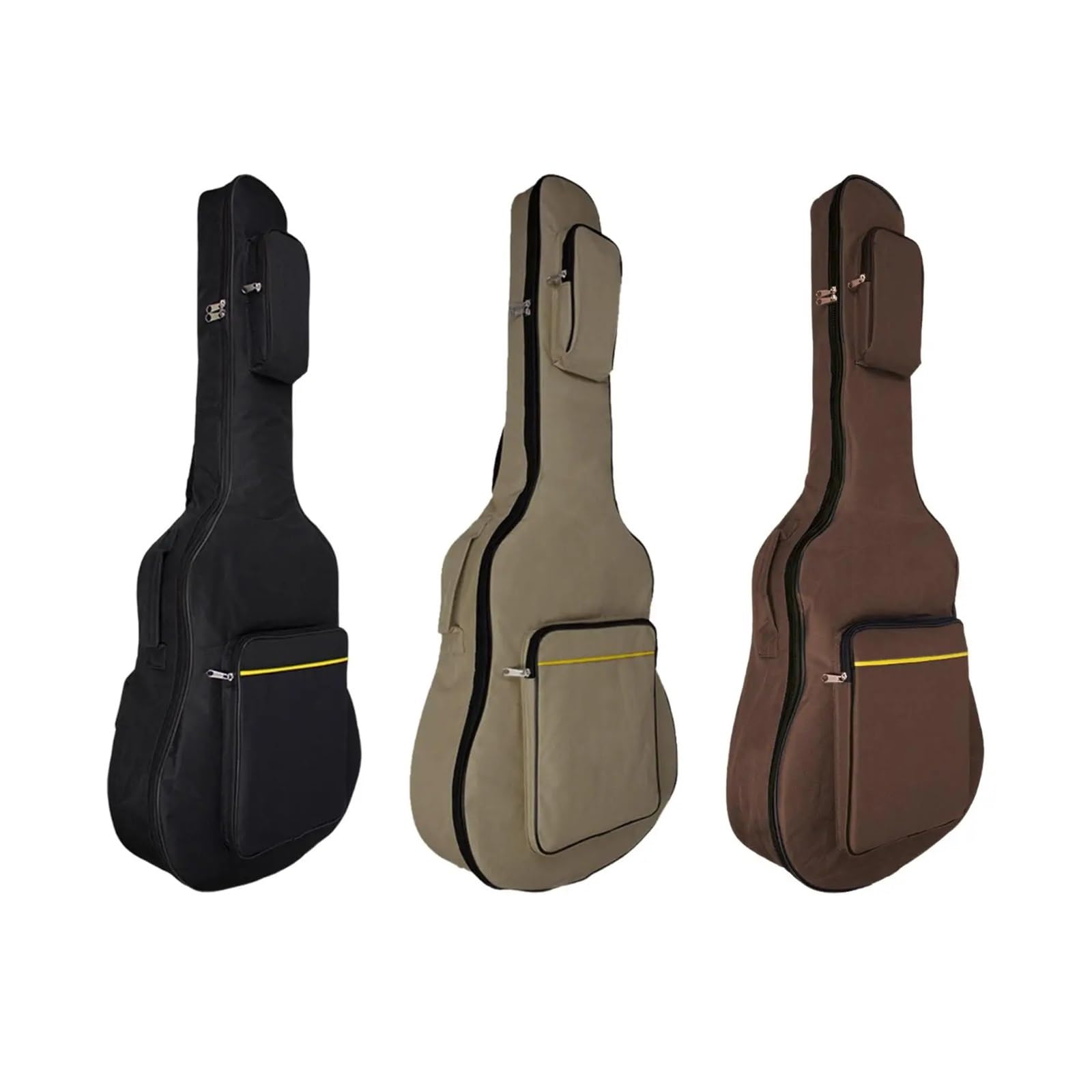 Custodia Chitarra Custodia for chitarra acustica da 41" con scomparti multipli(Coffee)