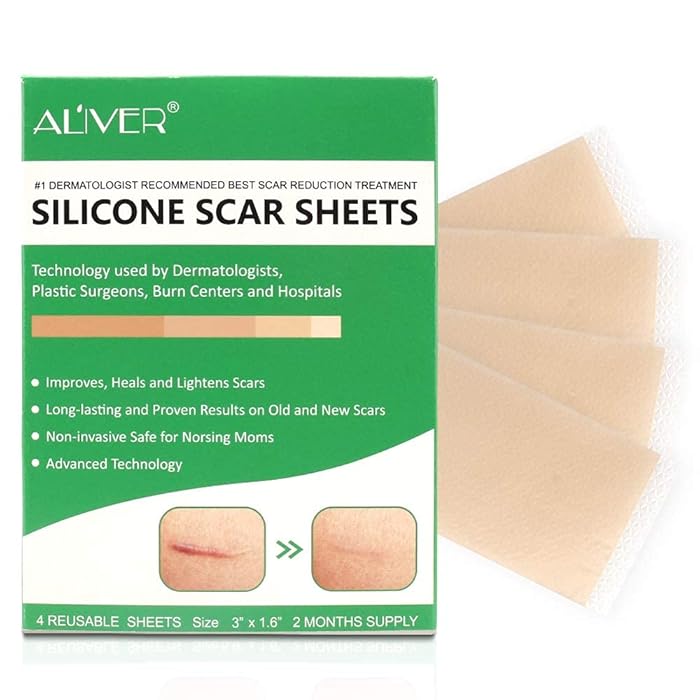 Buy Scar Removal Sheets, Professional Reusable Silicone Scar Remover