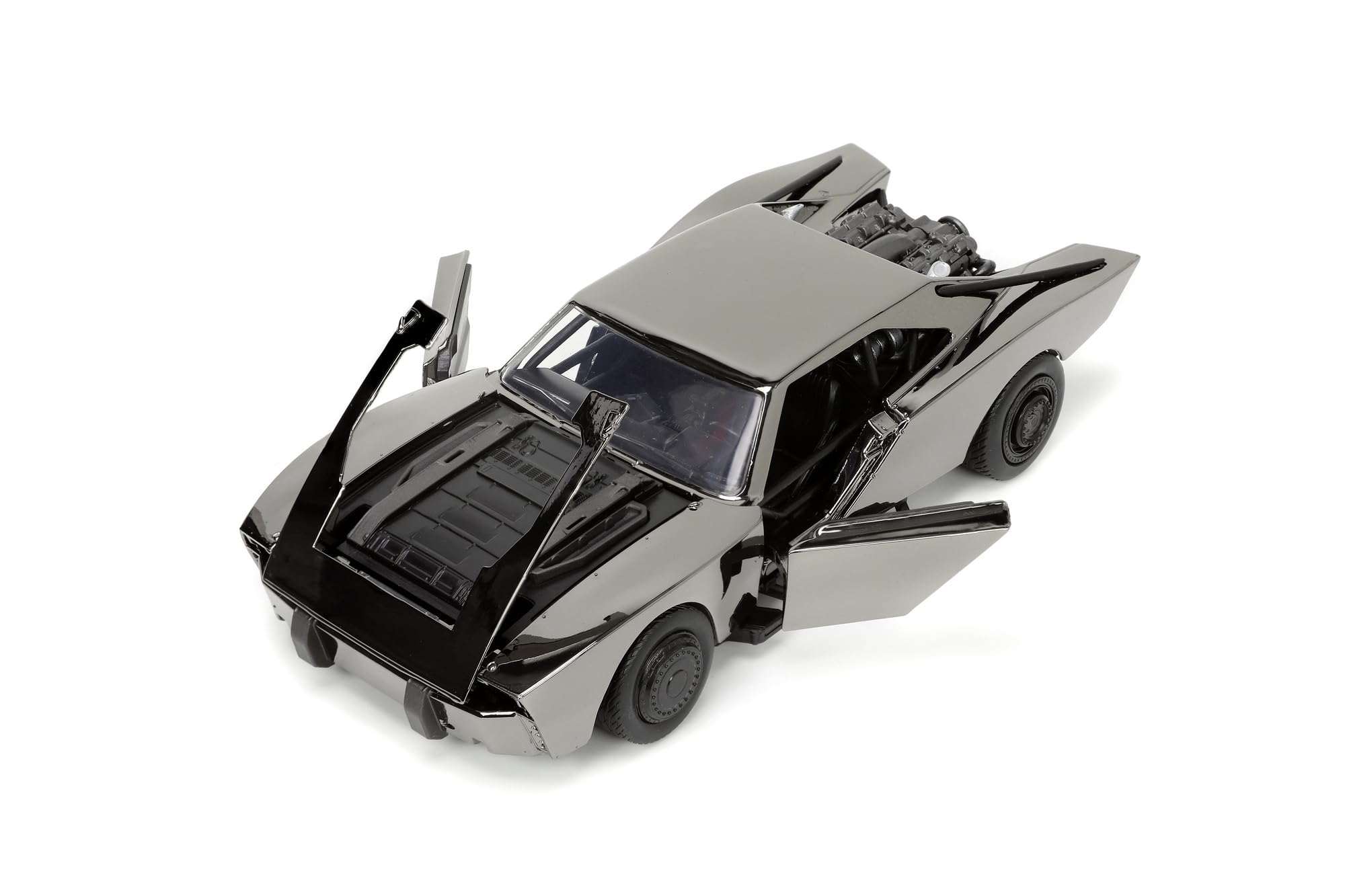 Jada - Batman metalowy samochód, efekt chromu, edycja limitowana. Skala 1:24 27 cm aprx (253215012)