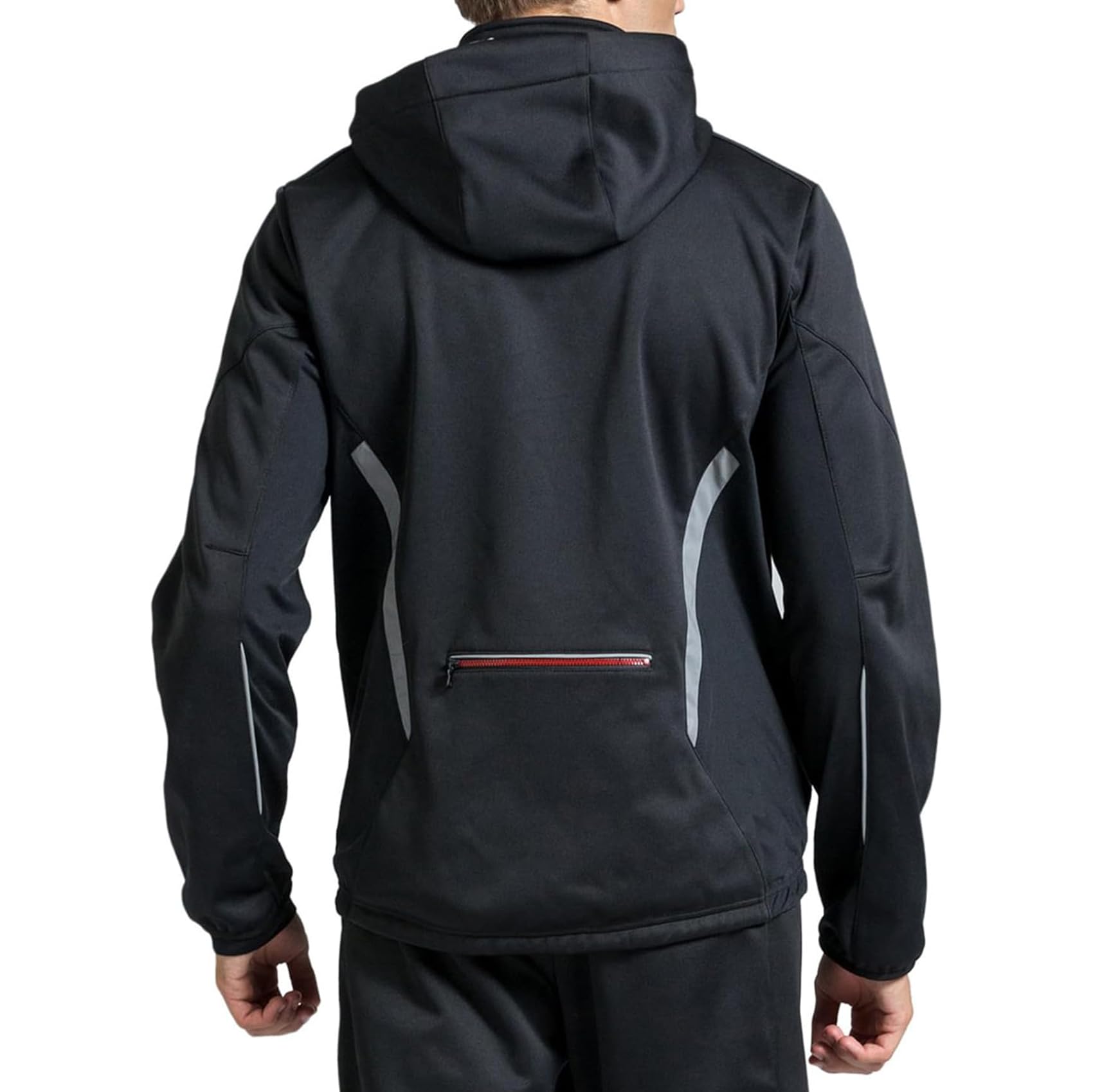 Chaqueta de ciclismo para correr para hombre, abrigo de invierno de polar para esquí, impermeable, maillot para bicicleta, camisetas reflectantes cálidas, ropa con bolsillo