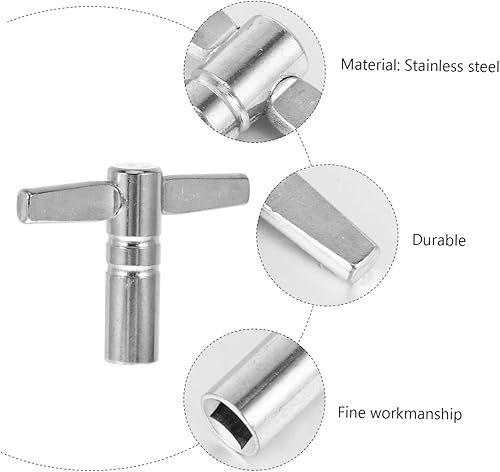 Miniatura 2 de OFFSCH Llave de tambor, accesorios deportivos, herramienta de afinación de tambor, afinador de llave de movimiento, llaves de ajuste de tambor,