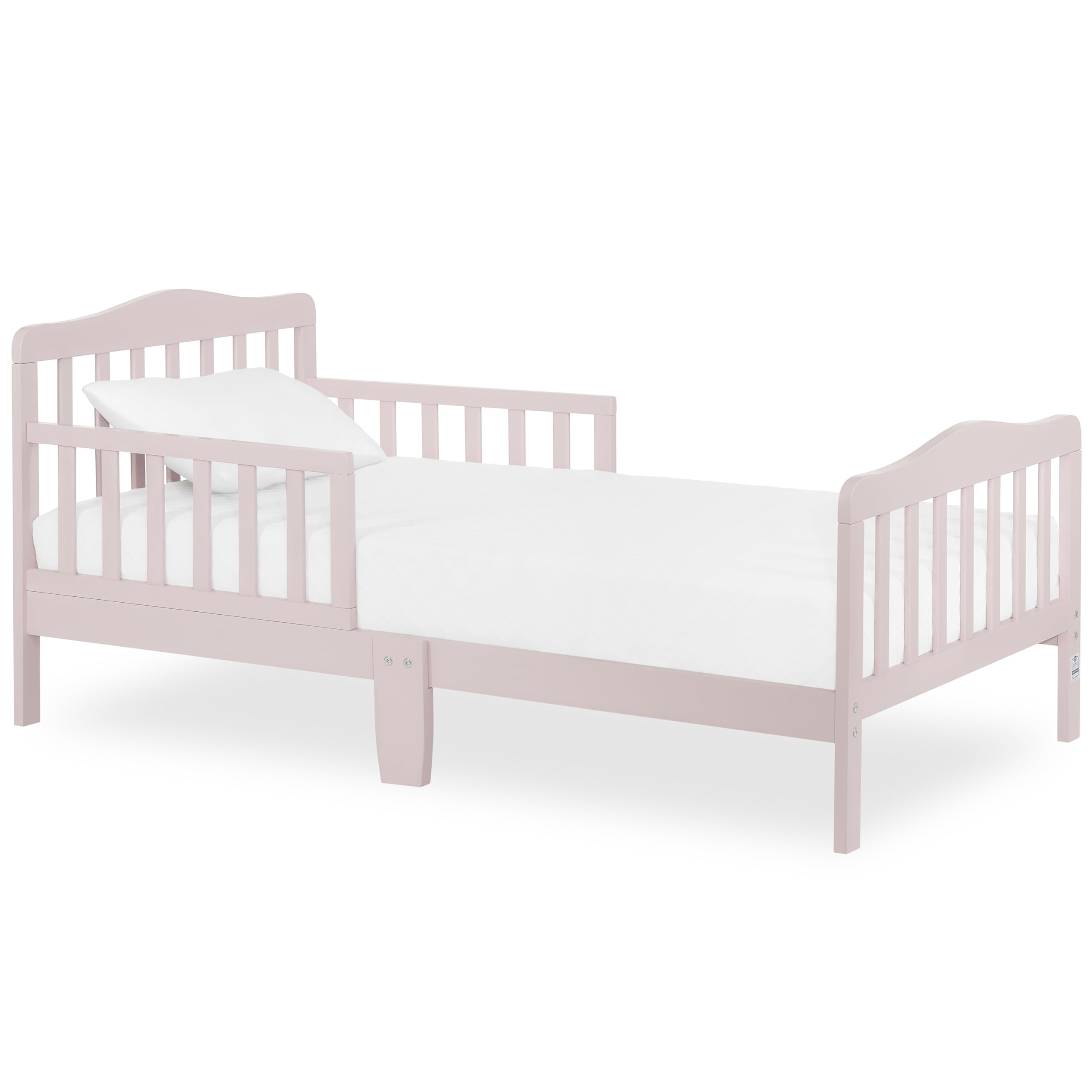 Dream On Me Classic Design Toddler Bed in Pink, Greenguard Gold Certified