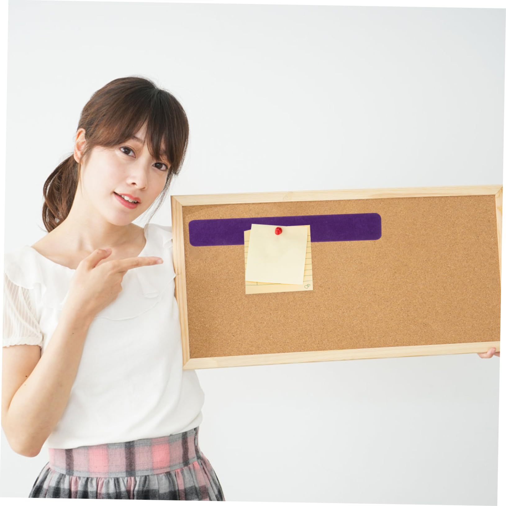 OSALADI Office Supplies Felt Board Strips Bulletins Board Decor Memo Felt Strips