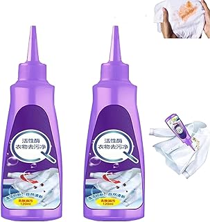 Urcstyle, Urcstyle Stain Remover, Urcstyle Laundry Stain Remover, Active Enzyme Detergent Stain Remover, All Purpose Active Enzyme Laundry Stain Remover Liquid, Quickly Remove Stubborn Stains (2PCS)