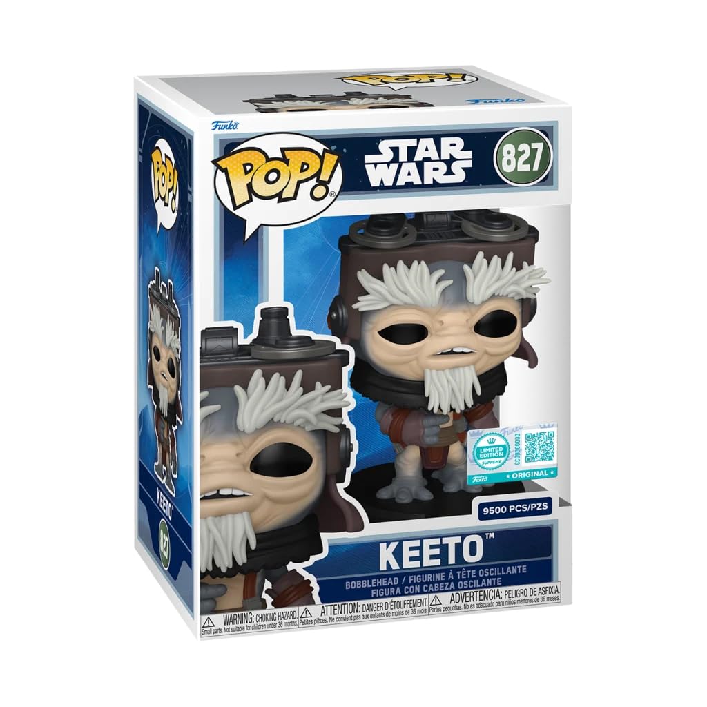 Funko Pop! Supreme Limited Edition Star Wars Keeto Nr. 827 | Vinyl-Wackelfigur, ca. 10,9 cm, weltweit limitiert auf 9.500 Stück