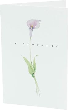 UK Greetings | Sympathy Card | Delicate Design | With Envelope