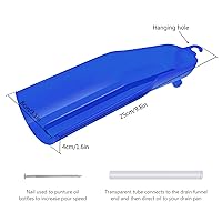 Vista 4 de Llave de filtro de aceite para motocicleta, funda primaria, embudo de llenado de cárter y embudo de filtro de aceite sin goteo, apto para Harley