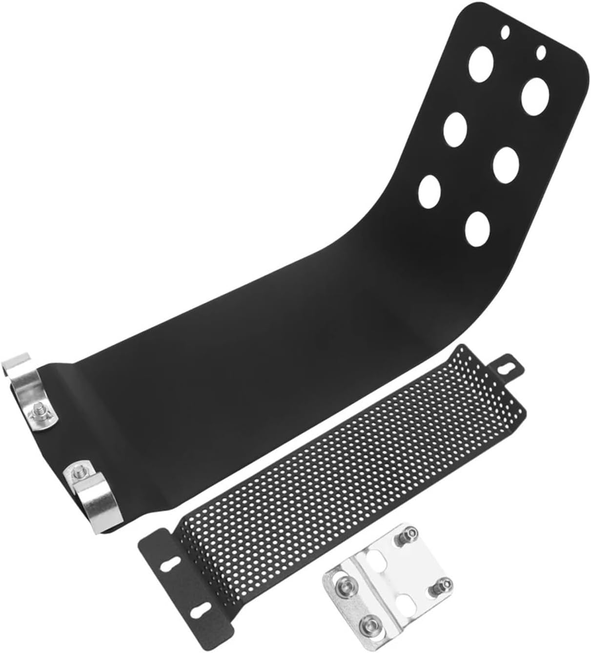 Motorcycle Radiator Engine Guard Bash Skid Plate Mudguard Bonneville T100 SE T214 SE T120 Thruxton 900 Scrambler 900(Black)