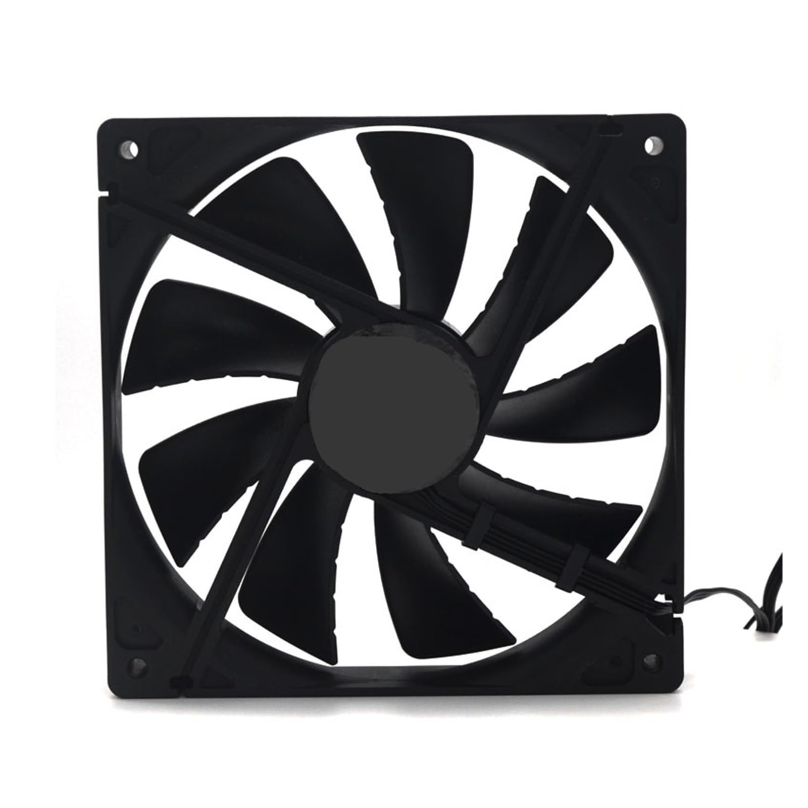 JJKKOZVQF 140mm Mute Cooling fan 14cm T1402512M-3M 140X25mm DC 12V 0.30A (0.18A) 1200RPM Mute Fans 3-pin Power Supply