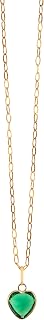 Corrente bailarina Ouro 18k 750 com Pingente Ouro com Zirconia 6mm