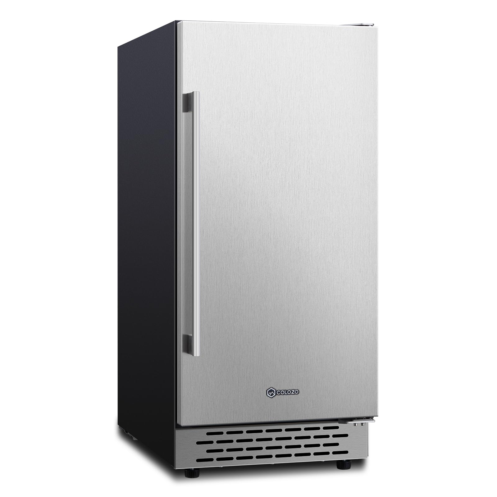 COLOZO 15 Inch Beverage Refrigerator, Stainless Steel Beverage Fridge, Under Counter Beer Mini Fridge, Indoor/Outdoor Refrigerator for 130 Cans, Beverage Cooler for Patio/Kitchen/Party | Fridge.com