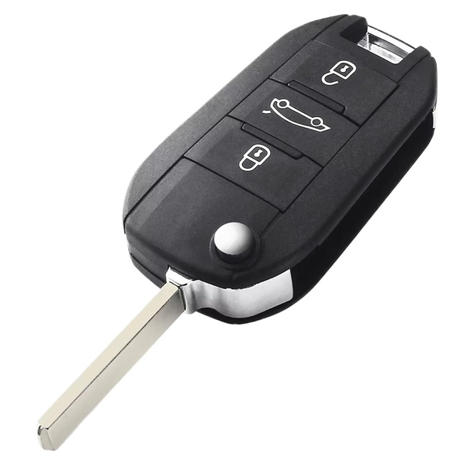 Para Peugeot Para 308 4008 2014-2019 Carcasa De Llave Remota Abatible HU83 VA2 Coche