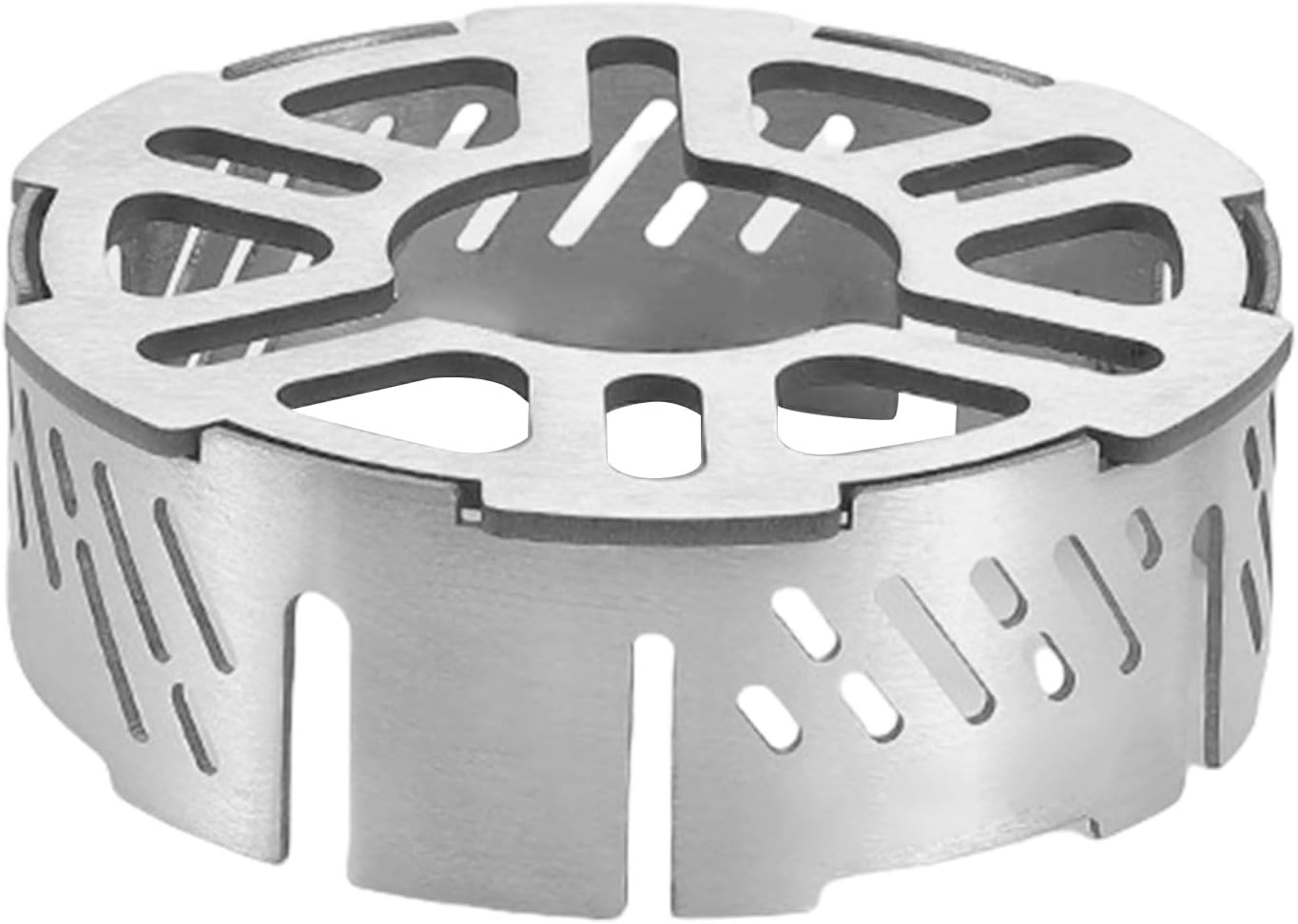 Camp Stove Windproof Rings Stainless Steels Picnics Cookers Winds Deflectors Camping Accessories Easy to Use Stainless Steels Picnics Cookers Winds Deflectors