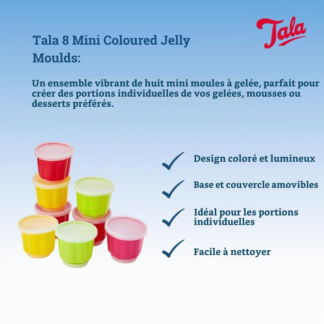 Tala Mini moules à gelée (Multicolore)