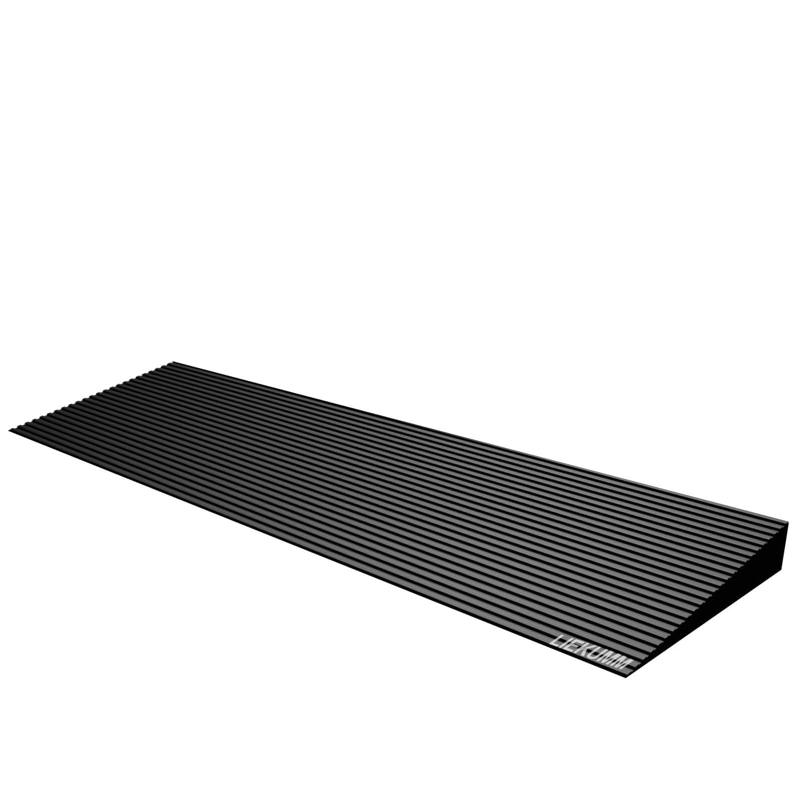 Liekumm Black Wheelchair Ramp 4.5 Cm Height, 650 Kg Load Capacity Non-Slip Threshold Ramp, Ramps For Wheelchairs, Mobility Scooters, Electric Wheelchairs, Bicycles, Wheelchair Ramps For Doorways, Steps