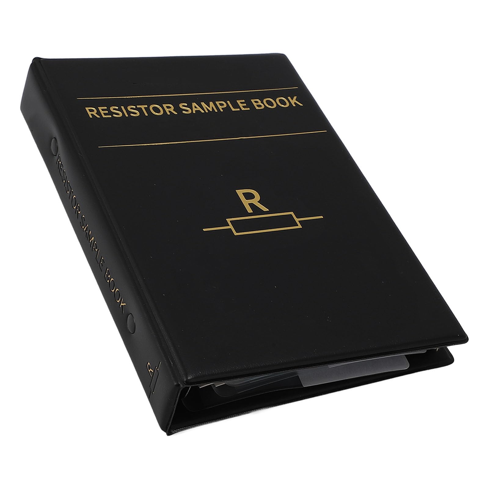 Catálogo de muestras de resistencias SMD, 170 valores x 50 piezas cada uno, precisión del 1%, carpeta de componentes electrónicos surtidos en estuche duradero de PVC para