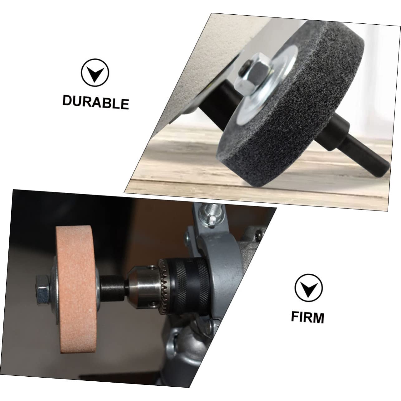 ULTECHNOVO 4sets Change-Over Rods and Bars for Power Drill to Grinding Wheel Conversion High-Speed Polishing Tool Kit for Home Metal Grinding and Buffing