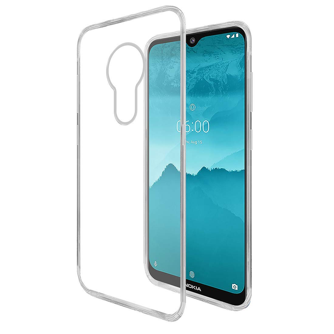 Amazon Brand - Solimo Mobile Cover for Nokia 6.2 (Soft & Flexible Back Case), Transparent (B07XZM1FTB) Amazon Price History, Amazon Price Tracker