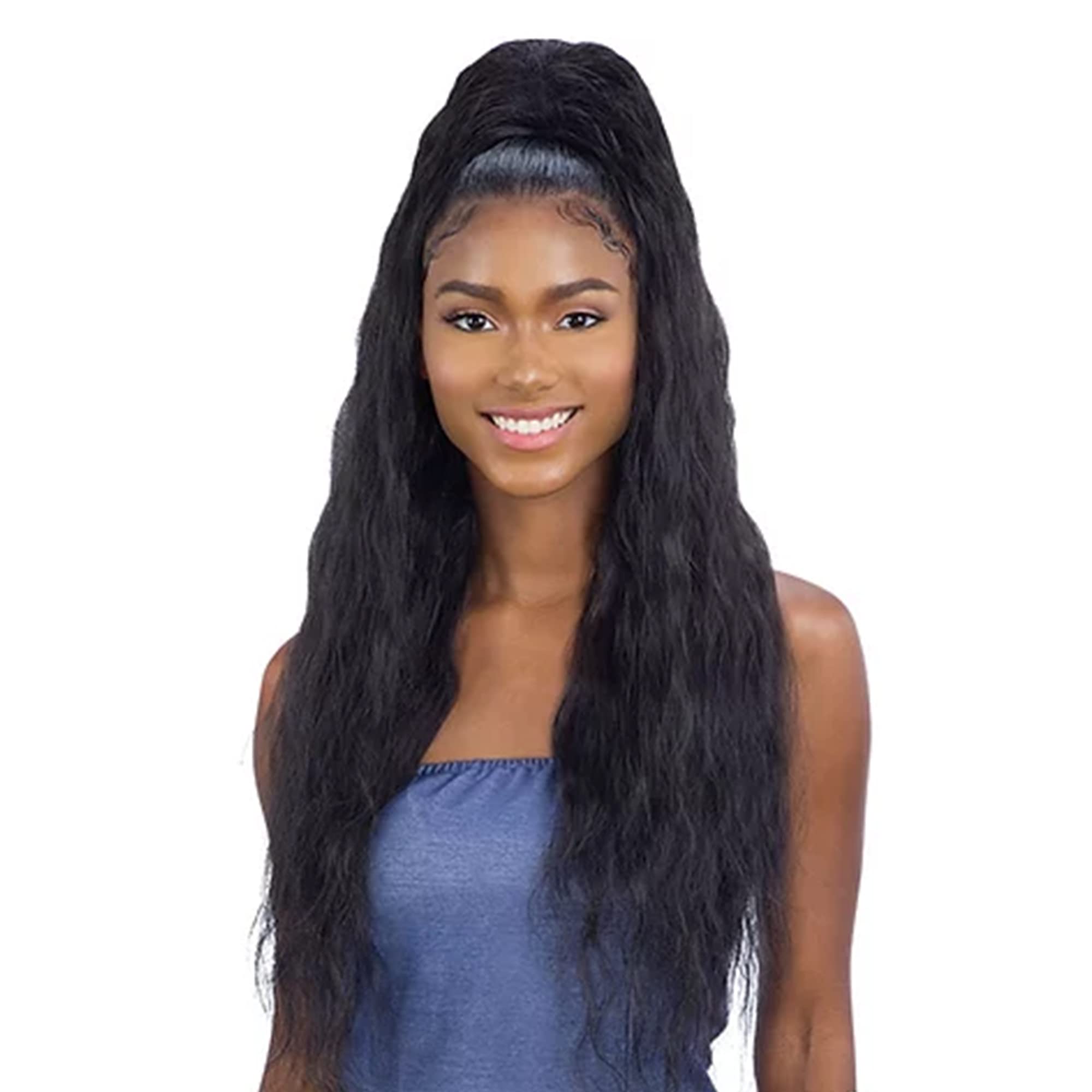 Mayde Beauty Wet & Curly Drawstring Ponytail PERUVIAN DOLL (1B)