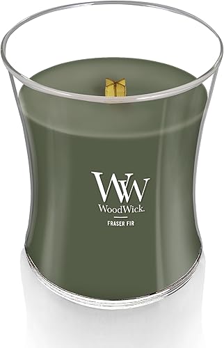 Vista 79 de WoodWick Lavender Spa - Vela mediana en frasco con forma de reloj de arena, cera de mezcla de soja prémium, mecha de madera Pluswick Innovation, 60