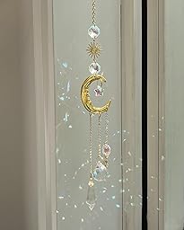 Zosutetoxo Crystal Suncatcher, Capteur de Soleil en Cristal avec Cristaux de Suncatcher & Prisme, Décoration de Fenêtre Suspendue pour Capteur de Lumière à Suspendre