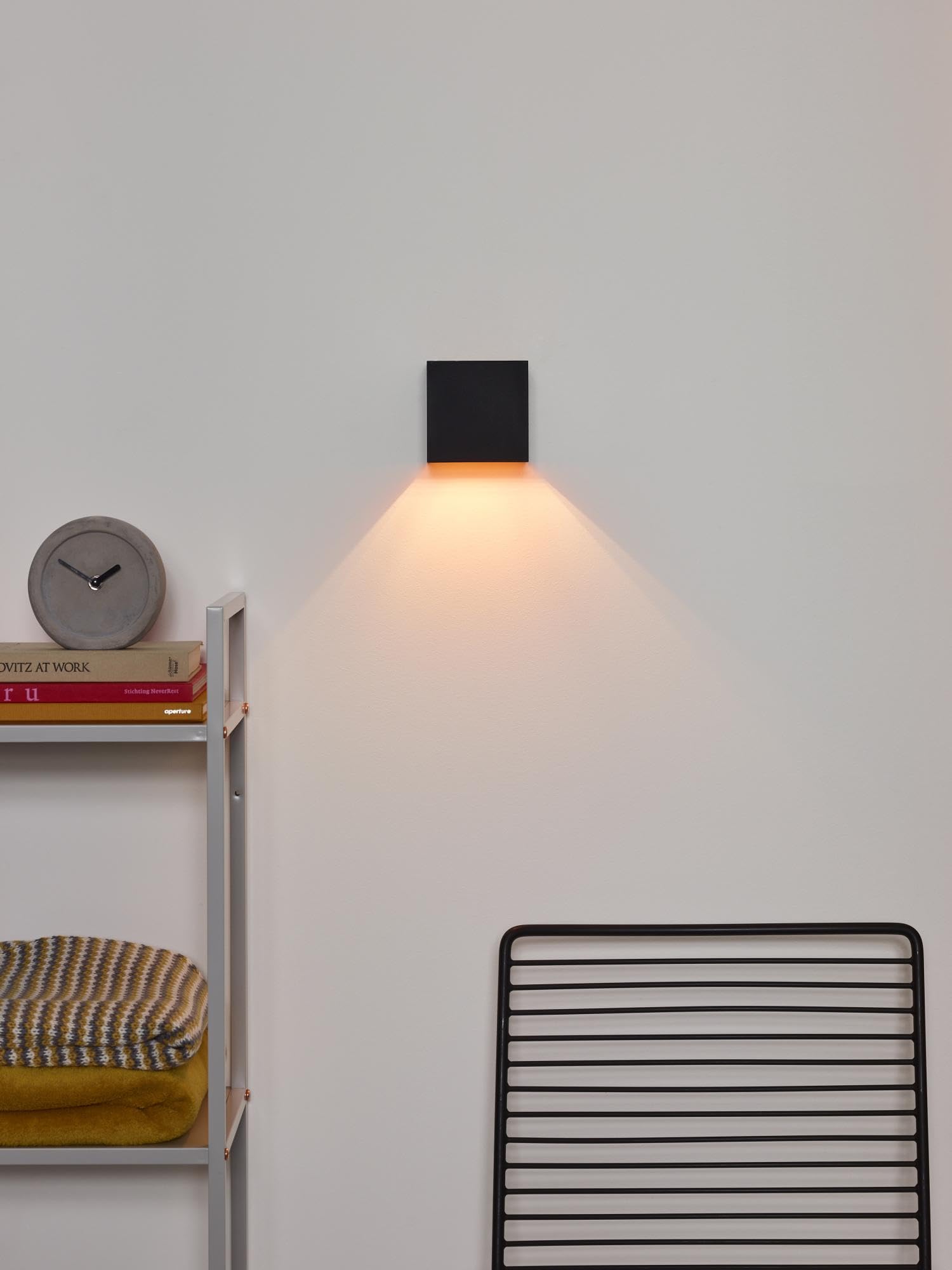 LUCIDE XIO - Lámpara de pared - LED Regul. - G9-1x4W 2700K - Ángulo de haz ajustable - Negro