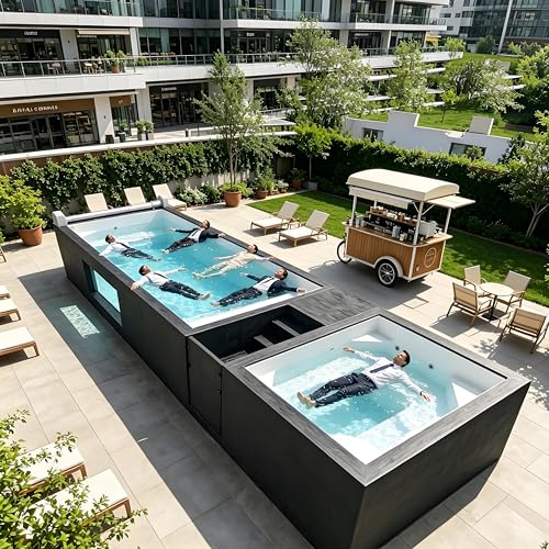 Multifunctional Container Swimming Pool | Prefab Modular Above Ground Pool